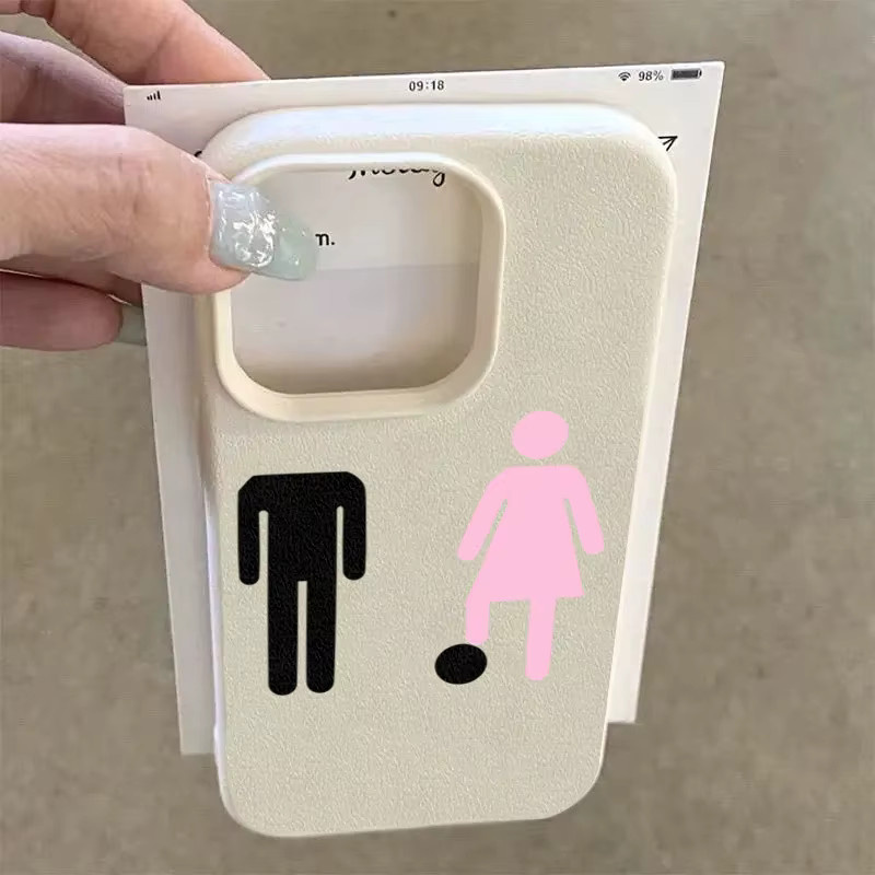 Apple iPhone Handyhülle aus weichem Silikon mit kreativem Design für Jungen und Mädchen in Rot - Bild 4