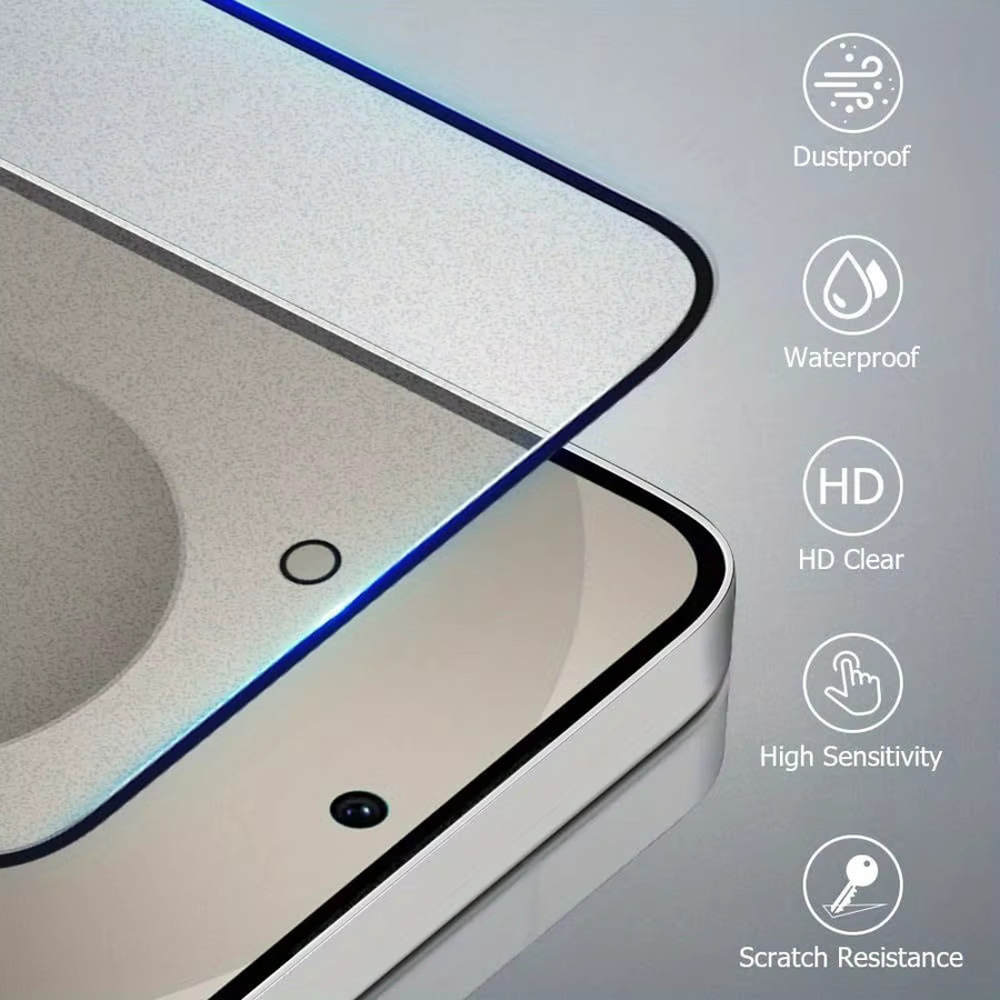 3er-Pack Full Cover Displayschutzfolie aus gehärtetem Glas für Samsung Galaxy S24, transparent - Bild 4