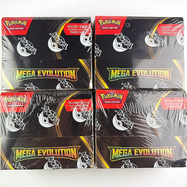 Pokémon Mega Evolution Black Bolt Scarlet Violet Booster Battle Transaction Card, Englisch - Bild 1