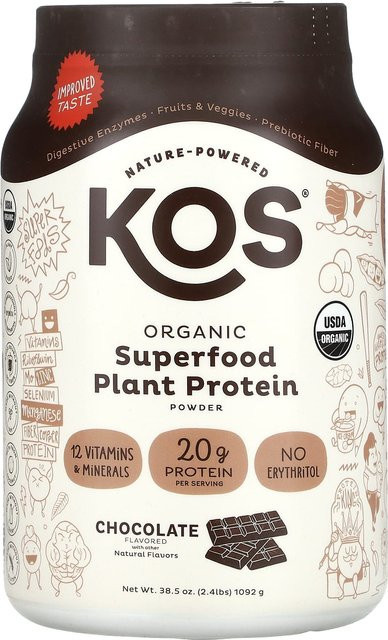 KOS Bio Superfood Pflanzliches Proteinpulver Schokolade 1092 g - Bild 1
