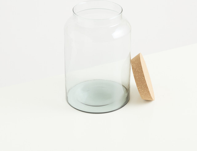 Green Living Terrariumflasche aus Glas in Transparent von BLUME2000 Größe M - Bild 1
