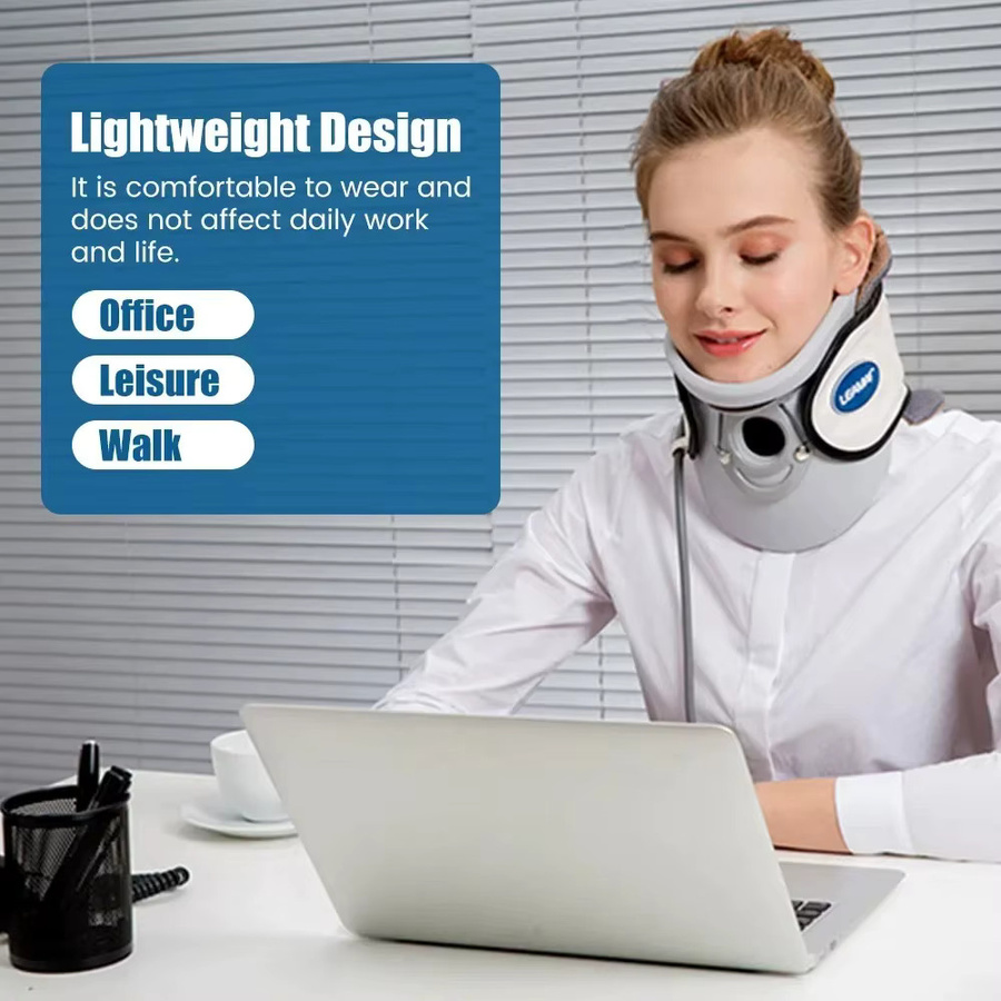 DOCTODD Aufblasbare Halskrause zur Halswirbelsäulentraktion, Unisex - Bild 5