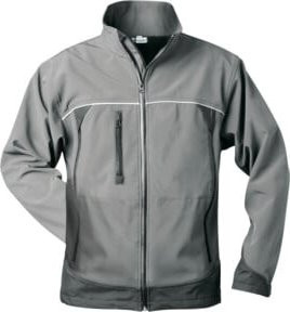 Elysee Softshelljacke Beta in Grau/Schwarz, Größe L - Bild 1