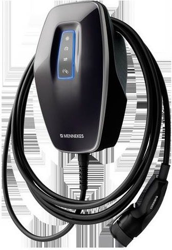 Mennekes AMTR4 You 560 22C2BK Wallbox mit App-Steuerung, Typ 2, Schwarz - Bild 1