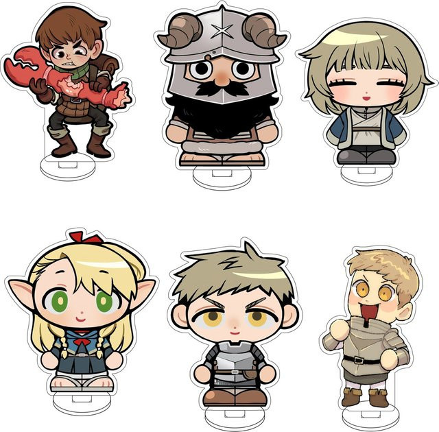 Bandai Delicious in Dungeon, Acryl-Figur Ständer, 10cm - Bild 1