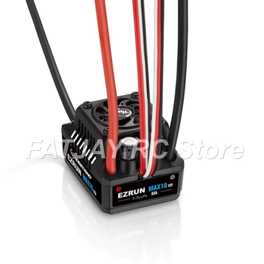 Hobbywing EzRun Max10 G2 80A 140A ESC FATJAY 3652 3665 G3 Bürstenloser Motor Antriebssystem, 1/10 RC Auto - Bild 2