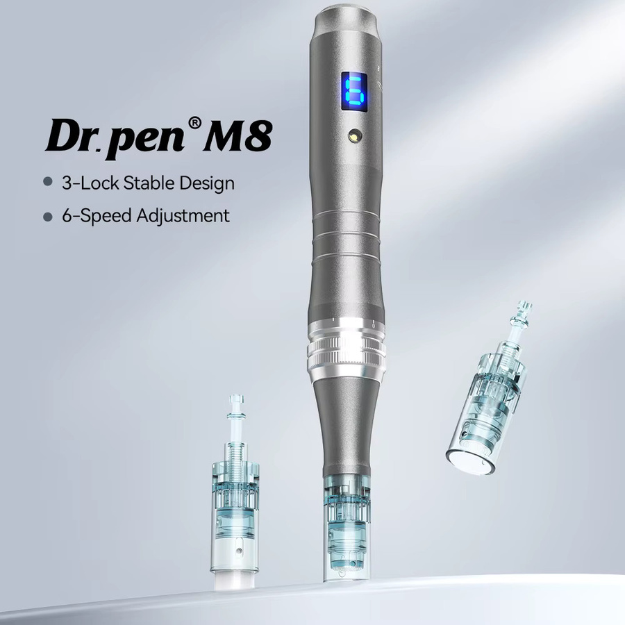 Dr. Pen M8 Microneedling Wireless Set, 2 Kartuschen 0,25mm, Gesicht und Körper - Bild 2