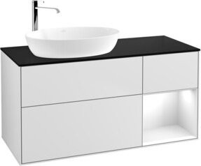 V&B Waschtischunterschrank Finion in Weiß, B/T/H: 120 x 50,1 x 50,1 cm - Bild 1
