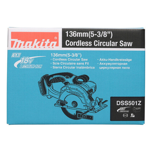 Makita Akku-Handkreissäge DSS501Z 18 V Solo-Version in Türkis - Bild 3
