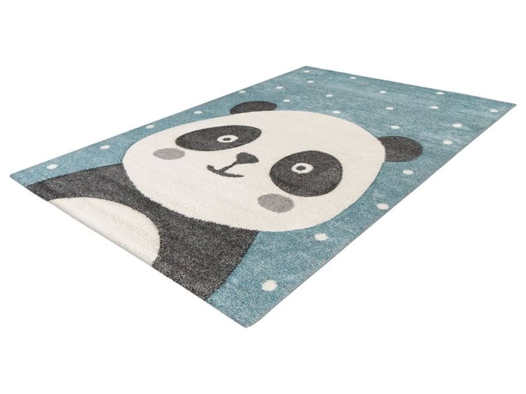 KAYOOM Kinder-Motivteppich Panda in Blau, B/T: 80 x 150 cm - Bild 2