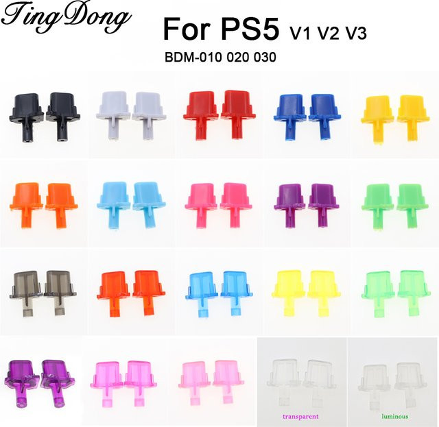 TingDong Ersatz-Tasten Set für PS5 Controller V1.0 V2.0 V3.0 BDM-010 020 030 mit Links-Rechts- und Share-Tasten - Bild 1