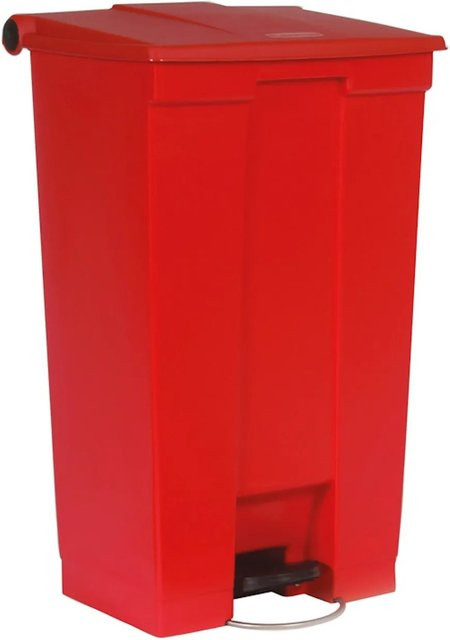 Rubbermaid PROREGAL Pedaleimer aus Polyethylen, Rot, H x B x T: 82,6 x 41 x 50,2 cm - Bild 1
