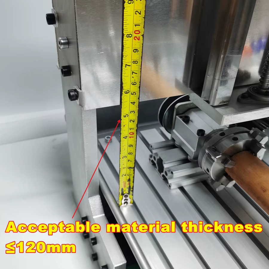 LYBGACNC 5-Achsen CNC Graviermaschine für Metall und PCB zum Fräsen, Bohren und Schnitzen mit Wassertank in Silber, B/T/H: 30,0 x 20,0 x 10,0 cm - Bild 4