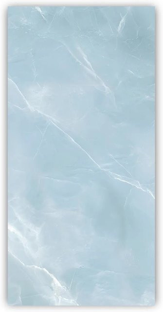 Walllux Duschrückwand Marmoris Aqua in Blau mit Steinoptik, B/H: 125 x 255 cm, Stärke: 3 mm - Bild 1