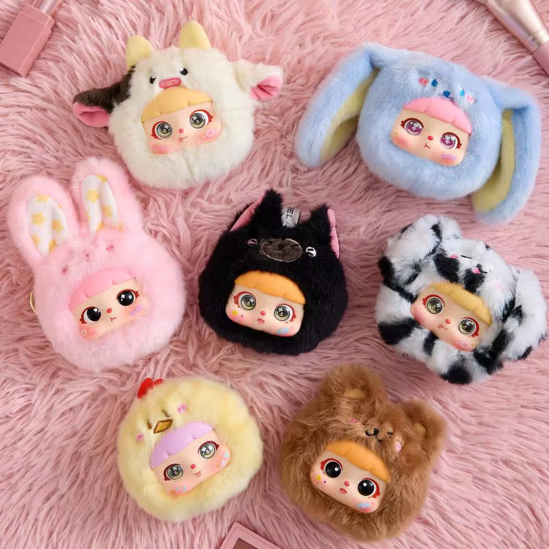 52TOYS Samuel Kitten Make-up-Spiegel-Serie, Plüsch-Blindbox, Rucksackanhänger - Bild 1