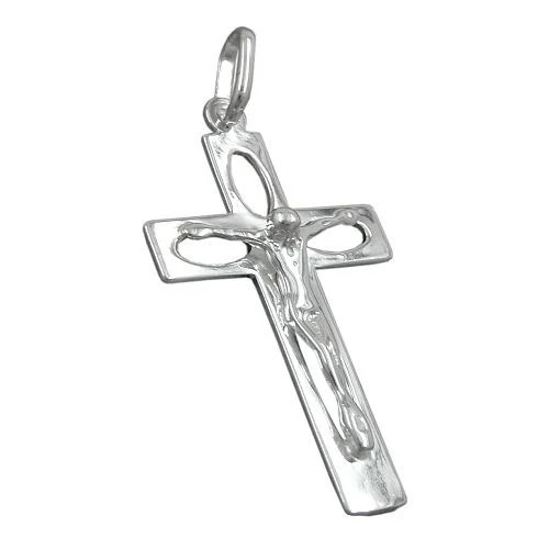 Colfem Anhänger Kreuz mit Jesus, Silber 925, Unisex - Bild 1
