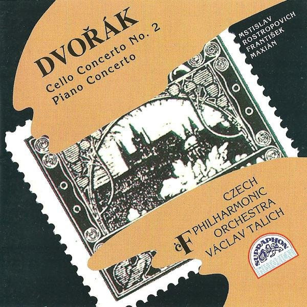 Cellokonzert Nr. 2 / Klavierkonzert von Antonín Dvořák, Mstislav Rostropovich, CD - Bild 1