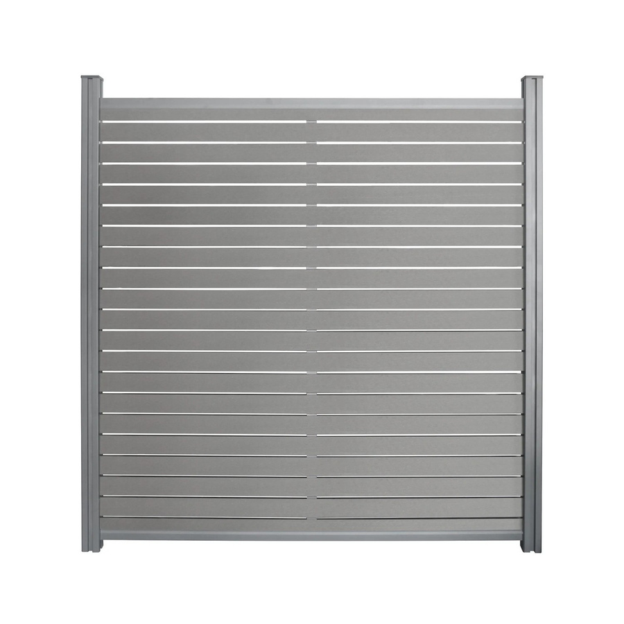 Home Deluxe WPC Sichtschutzzaun Alira Dunkelgrau, Set bestehend aus 2 Elementen und 3 Pfosten, B/H: 355 x 185 cm - Bild 2