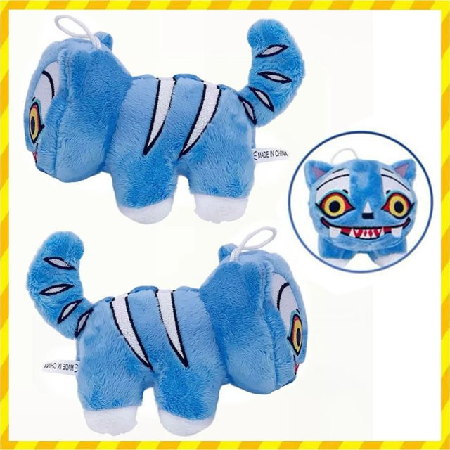 Potdemiel Hunter x Hunter Plüschfiguren, Lila Tiger, Schwarz, 10-teiliges Set - Bild 1