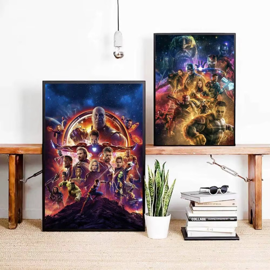 Selbstklebendes Avengers Infinity War Filmplakat aus Papier in Mehrfarbig, Rechteckig - Bild 4