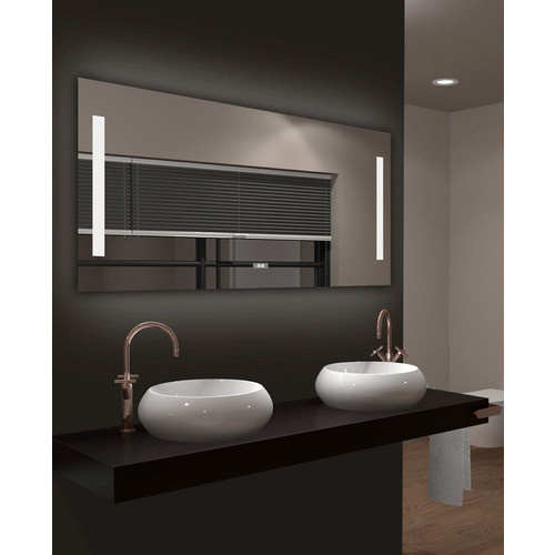 TALOS LED-Badspiegel in Silber mit Aluminiumrahmen, B/H: 120 x 60 cm - Bild 3