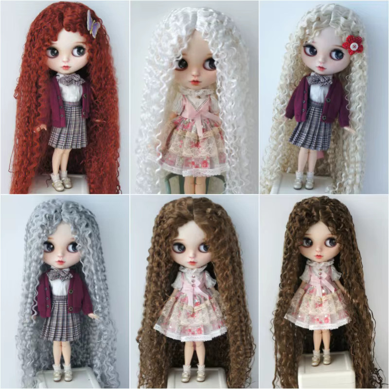 Fjusuns BJD-Perücke, Weiß, Puppenzubehör - Bild 2