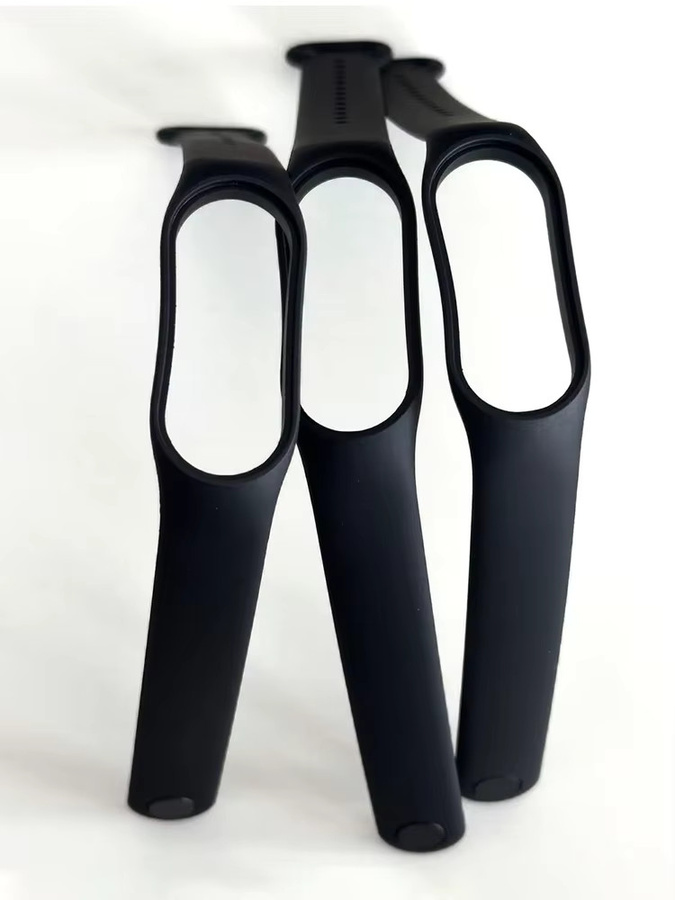 Xiaomi Uhrenarmband Silikon, Schwarz, 3-teilig - Bild 6
