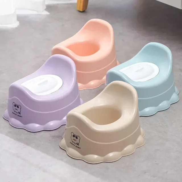 Klappbares Baby-Töpfchen für das Toilettentraining von Jungen und Mädchen in Lila - Bild 1