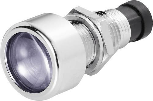 Signal Construct SML1089 LED-Fassung aus Metall in Silber mit Schraubbefestigung für 5mm LEDs - Bild 1