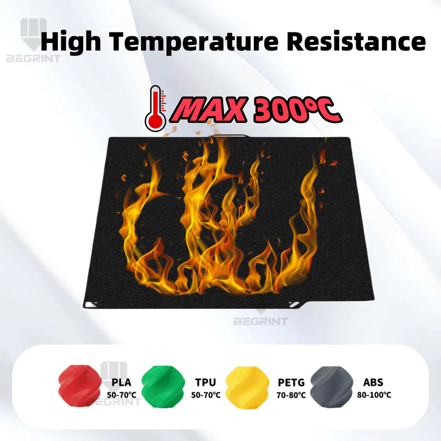 Elegoo PEI Carbonfaser Bauplatte für Centauri Carbon 3D-Drucker, Schwarz - Bild 4