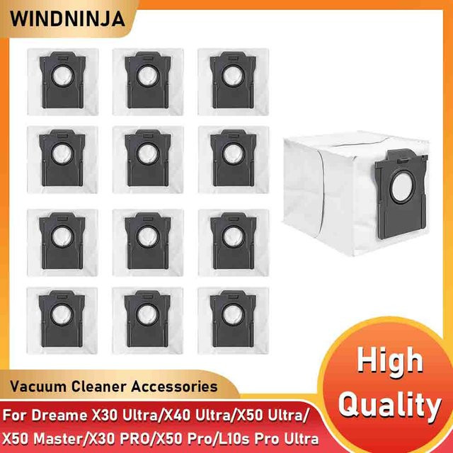 Dreame Ersatzbeutel in Weiß für Roboterstaubsauger X50 Ultra, X40 Ultra, X30 Ultra, L50 Ultra, L40 Ultra, L10s Ultra Gen2 und S30 Pro Ultra - Bild 1