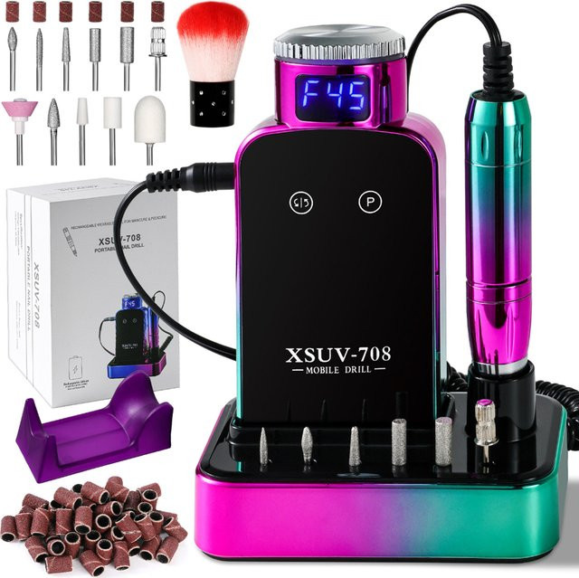 TIMISSFOX Nagelbohrmaschine mit Ladestation, Unisex - Bild 1