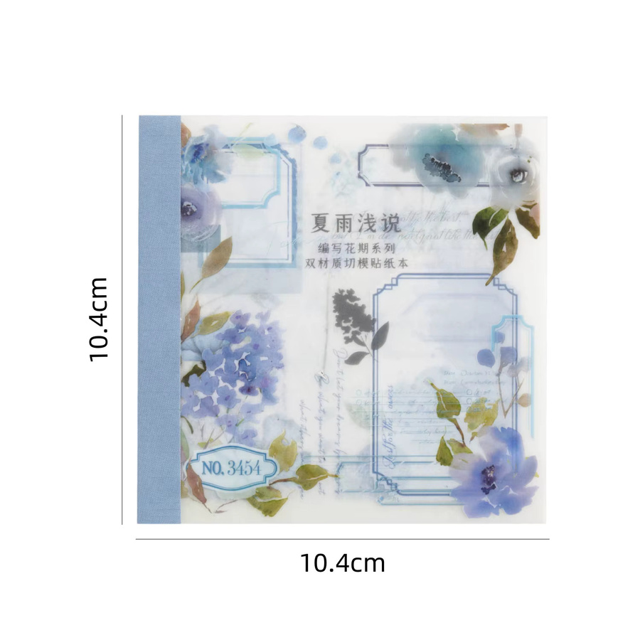 20 Teile Floral Aufkleber Set Vier Jahreszeiten Thema für DIY Sammelalben und Handbücher in Multicolour - Bild 2