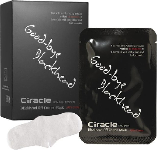 Ciracle Black Head Off Baumwollmaske, 100 ml - Bild 1