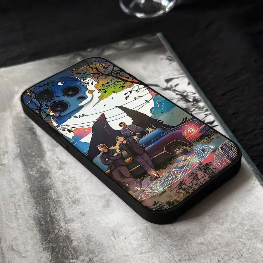 SupernaturalS Silikon Handyhülle für iPhone 11 bis 17, Schwarz, Weiches Material - Bild 5