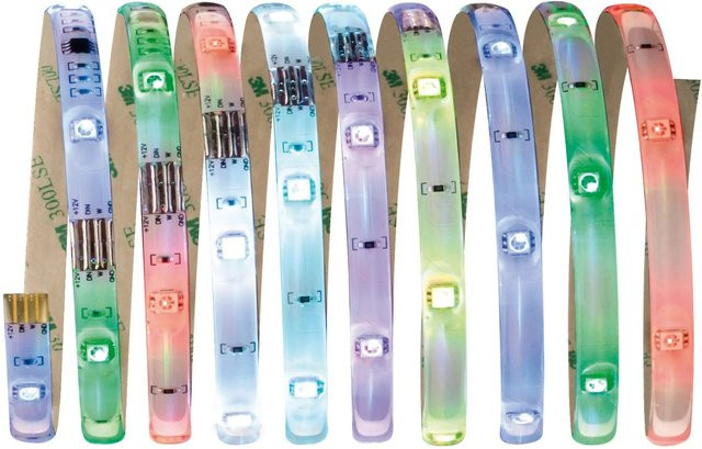 Paulmann Digital LED-Strip Set RGB Multicolour mit Fernbedienung und Dimmfunktion, 3 m - Bild 1
