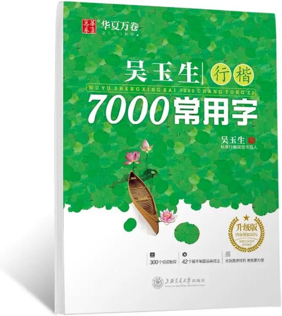 Wu yu sheng xing kai Kalligraphie-Übungsheft für 7000 chinesische Schriftzeichen zur Verbesserung der Handschrift - Bild 1