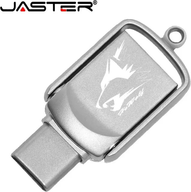 JASTER Ultra Dual USB-Stick Typ C mit 64GB oder 128GB in Silber - Bild 1