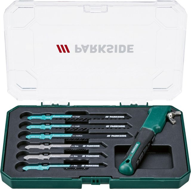 Parkside Präzisionswerkzeug Set 7-teiliges Handsägen-Set aus Stahl in Multicolour - Bild 1