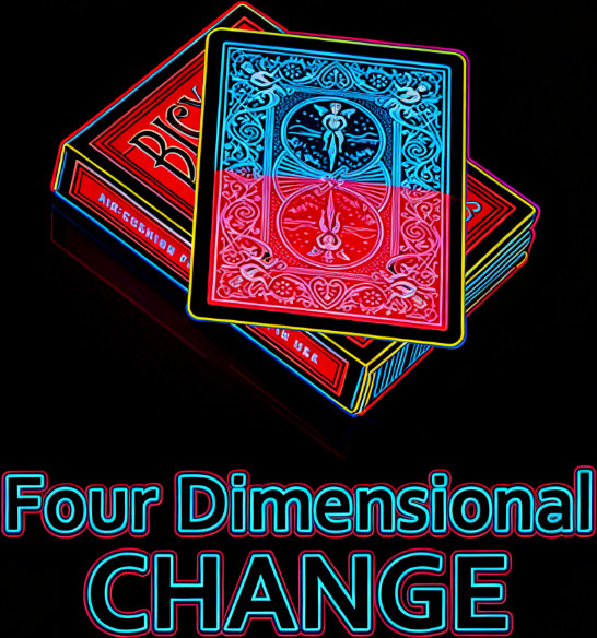 Murphy's Magic Vierdimensional ändern Zaubertrick, visuelle Spielkarte, Bunt / Mehrfarbig - Bild 1
