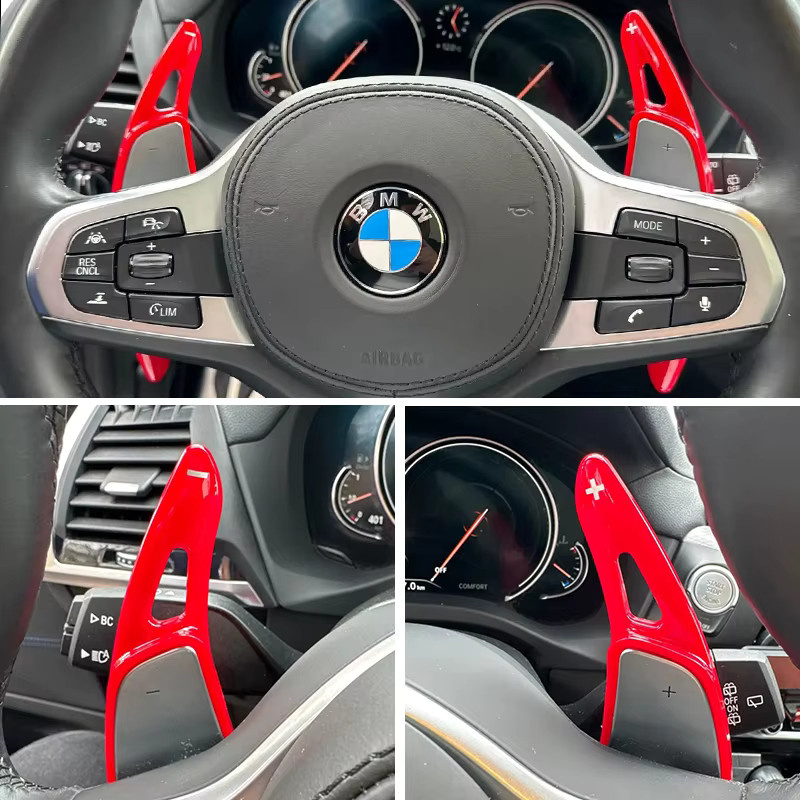 Paddle Shift für BMW 1/2/3/5/6/7 Serie, GC GT Touring, F40 F44 F90 G01 G02 G20 G21 G30 G31 G32 G11 G12 xDrive, Lenkrad DSG - Bild 2
