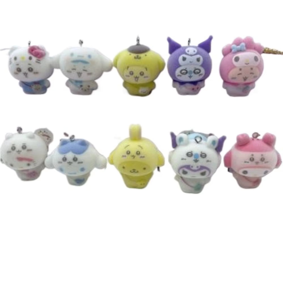 Bandai Momonga Flocking Plüsch Blind Box Schlüsselanhänger, ab 3 Jahre - Bild 2