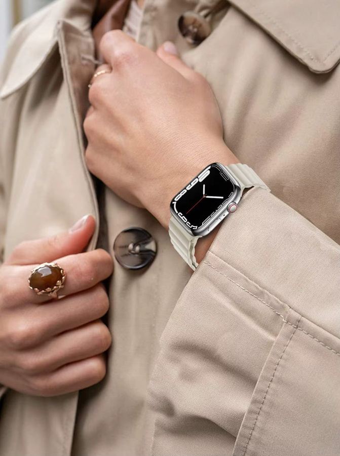 Magnet Armband für Apple Watch, Silikon, Unisex - Bild 1