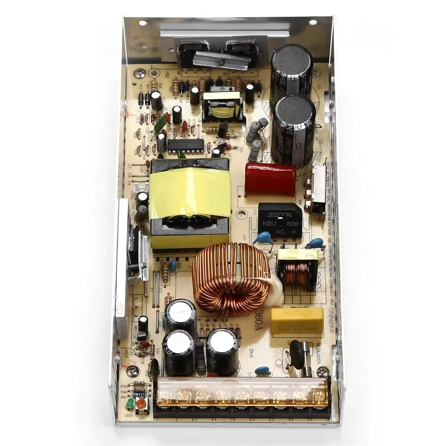 Schaltnetzteil AC DC SMPS Transformator in Silber für LED Streifen, CCTV und Motoren - Bild 3