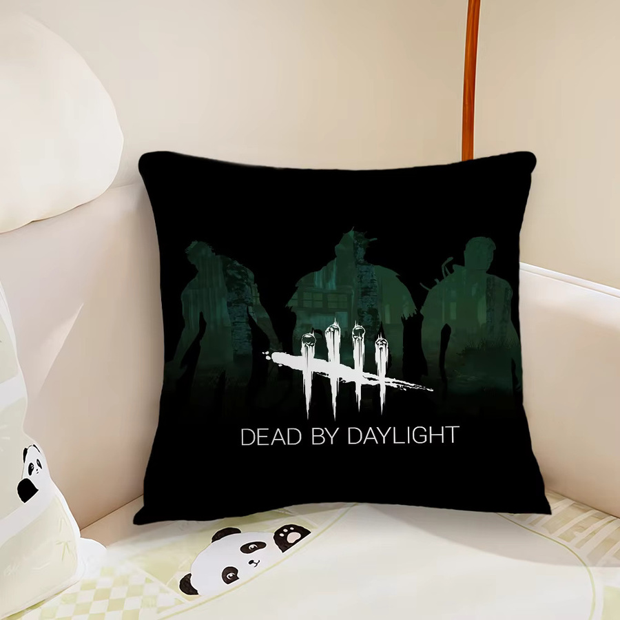 Dekorativer quadratischer Kissenbezug D-Dead von D-Daylights in Schwarz - Bild 2