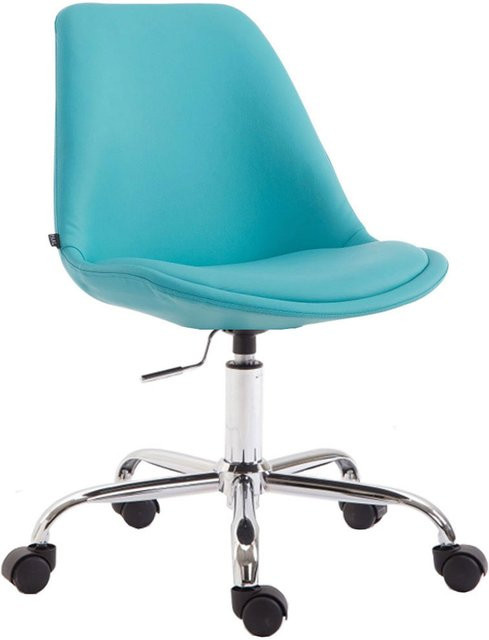 TPFLiving Bürostuhl Toulon aus Kunstleder in Blau für Home-Office und Büro - Bild 1