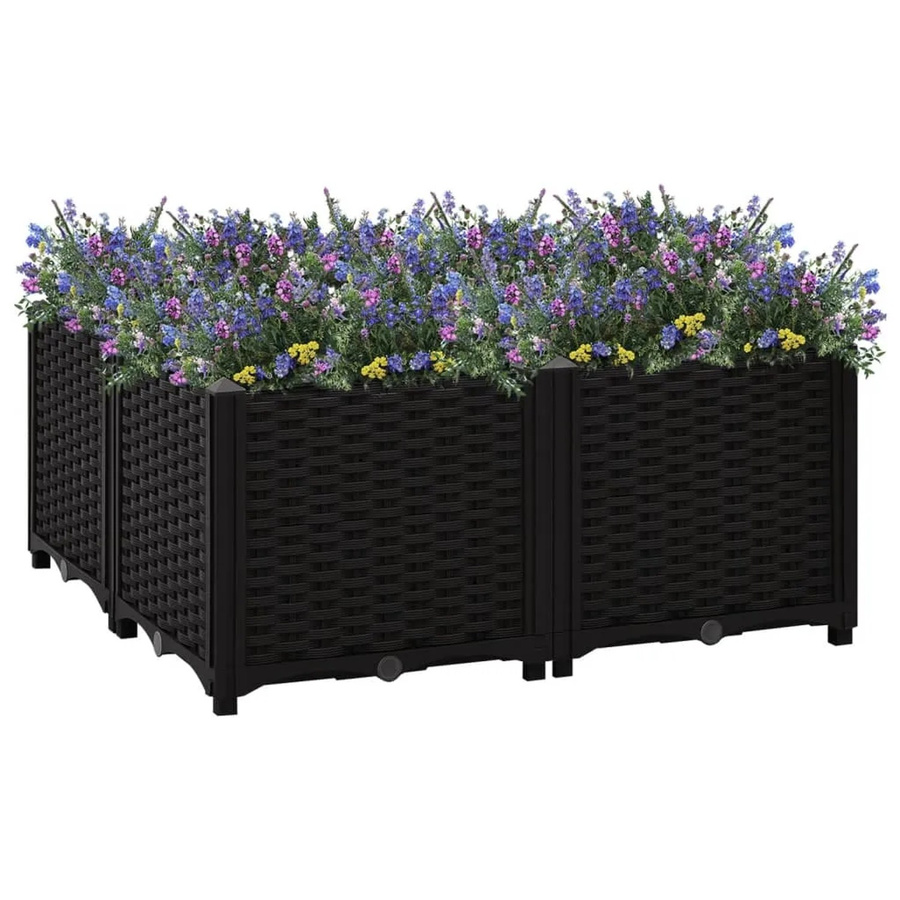 Hochbeet furnicato aus Polypropylen B/T/H: 80 x 80 x 38 cm - Bild 2