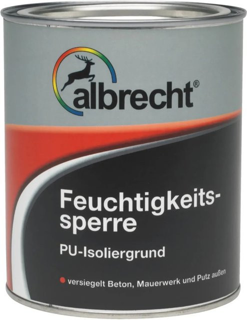 Albrecht Feuchtigkeitssperre für Beton aus Synthetikharz, transparent, 750 ml - Bild 1