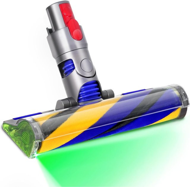 LED Fluffy Soft Reinigungskopf für Dyson V7 V8 V10 V11 V15 Detect Staubsauger, Multicolor - Bild 1