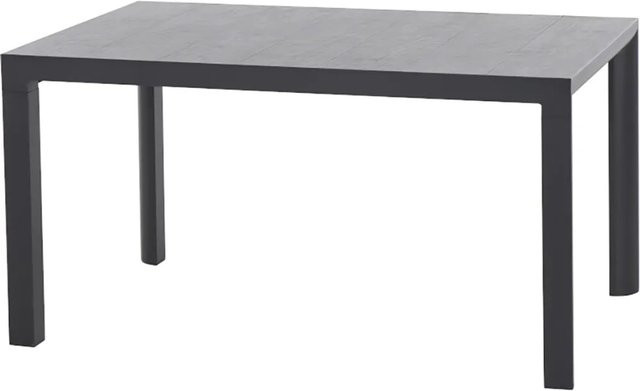 Siena Garden Gartentisch Silva Rechteckig Wood Grey aus Aluminium und Keramik B/T/H: 140 x 90 x 75 cm - Bild 1